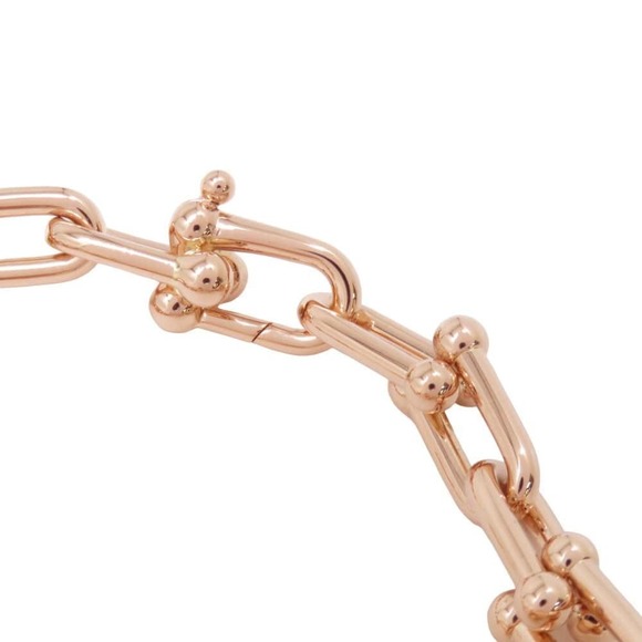 Tiffany Hardware Link Bracelet Pink Gold